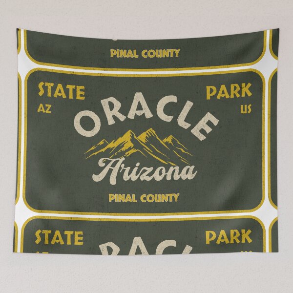 Item preview, Oracle State Park, Pinal County, Arizona, badge design designed and sold by Wanderful-roads.