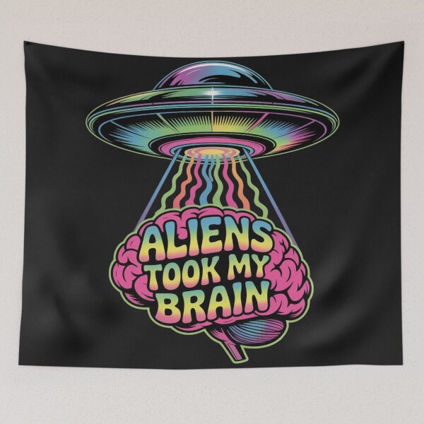 Item preview, Aliens took my brain designed and sold by 123ks.