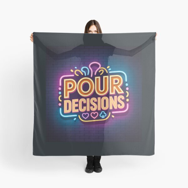 Item preview, Pour Decisions Neon Sign Logo — Dive Bar Art designed and sold by A Sinister Sly.