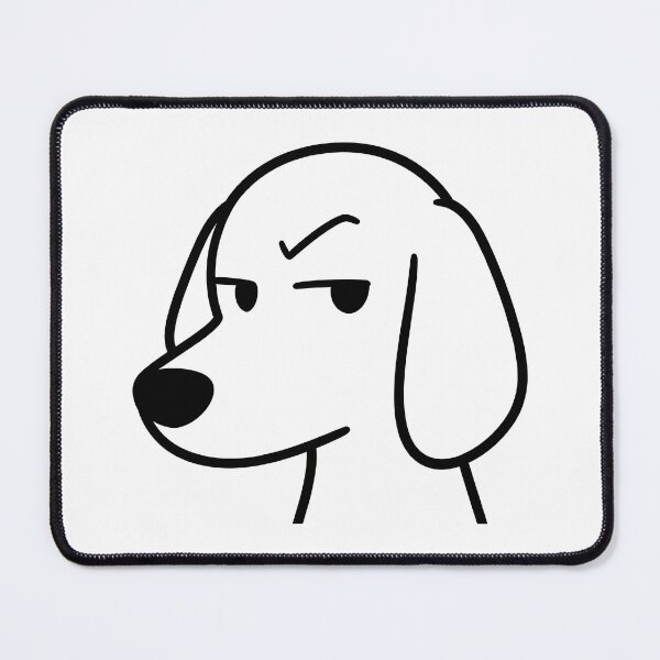 Item preview, suspicious dog designed and sold by Uglyandcute.
