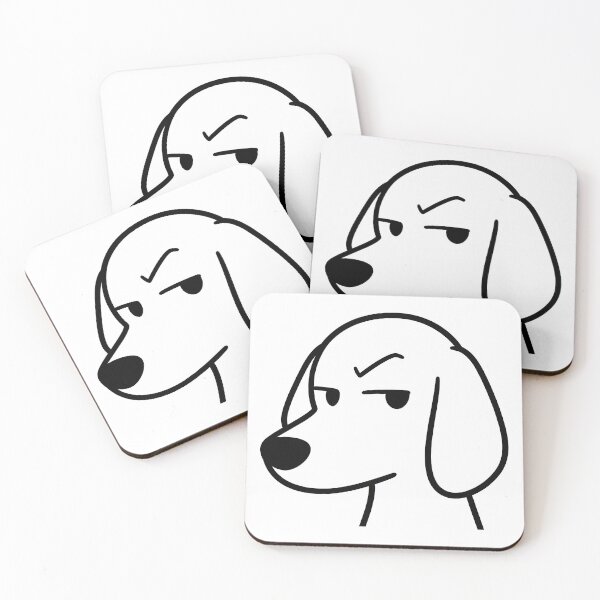 Item preview, suspicious dog designed and sold by Uglyandcute.