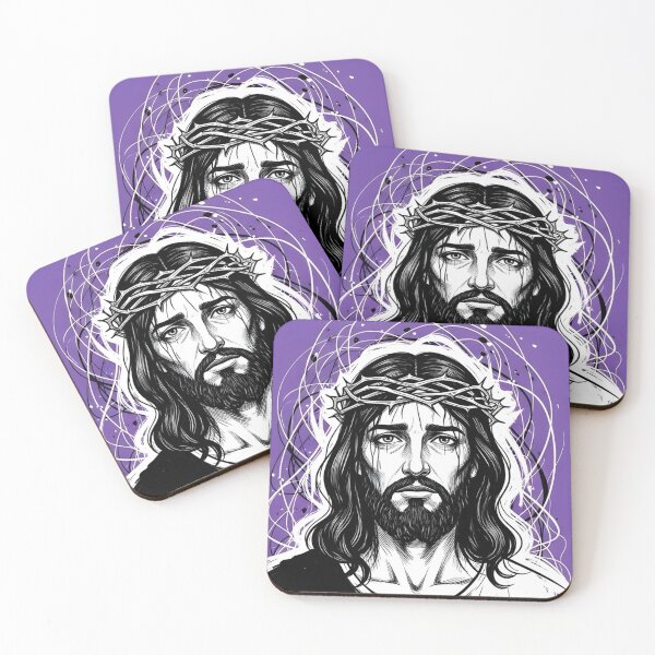 Item preview, Jesus: The Gaze of Grace and Sacrifice | A Powerful Christian Portrait designed and sold by keythxctrs.