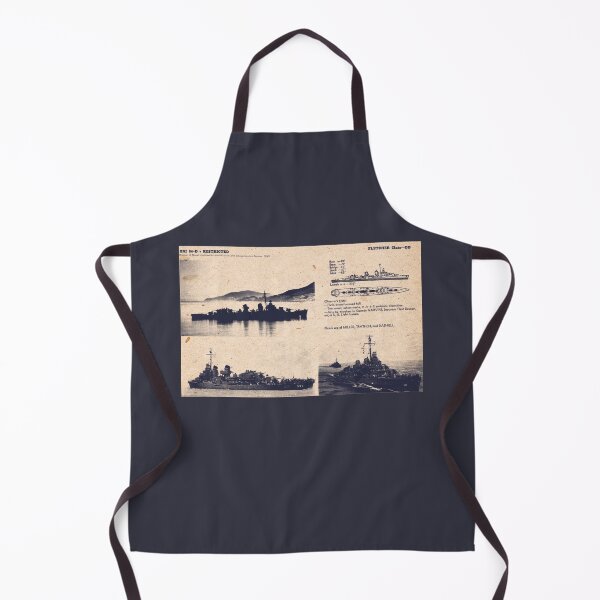 Item preview, Fletcher Class Destroyer WW2 Ship Identification Card 1943 designed and sold by MilitaryMart.