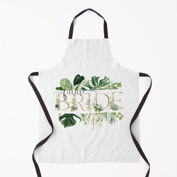Item preview, Future Bride Tropical Botanical Typography with Gold Letters | Elegant Bridal Shower & Bachelorette Design designed and sold by Marty Party .