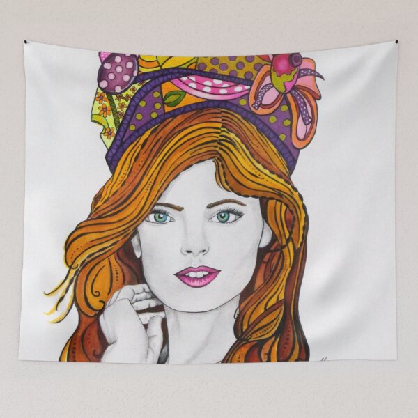 Item preview, The young woman with the turban designed and sold by Ginette Ash.