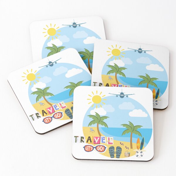 Item preview, Travel Let’s Go Beach Vacation Design | Summer Tropical Island Aesthetic | Travel Lover Gift designed and sold by Aura Design.
