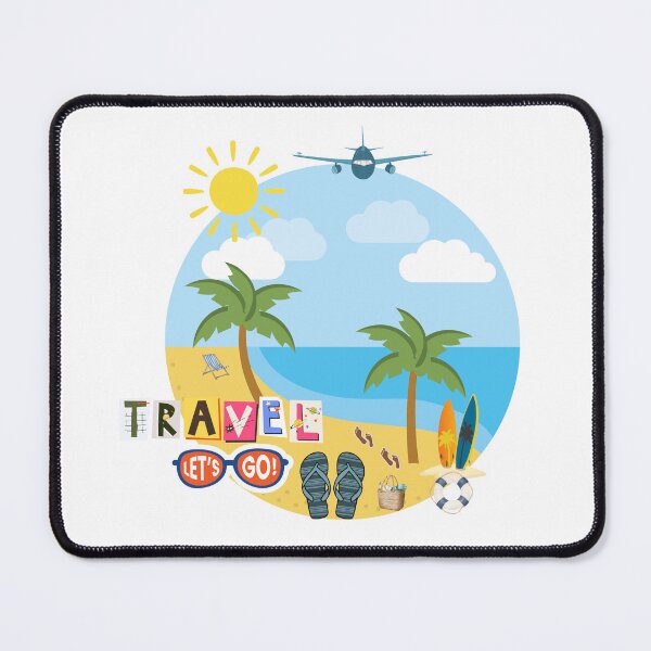 Item preview, Travel Let’s Go Beach Vacation Design | Summer Tropical Island Aesthetic | Travel Lover Gift designed and sold by Aura Design.