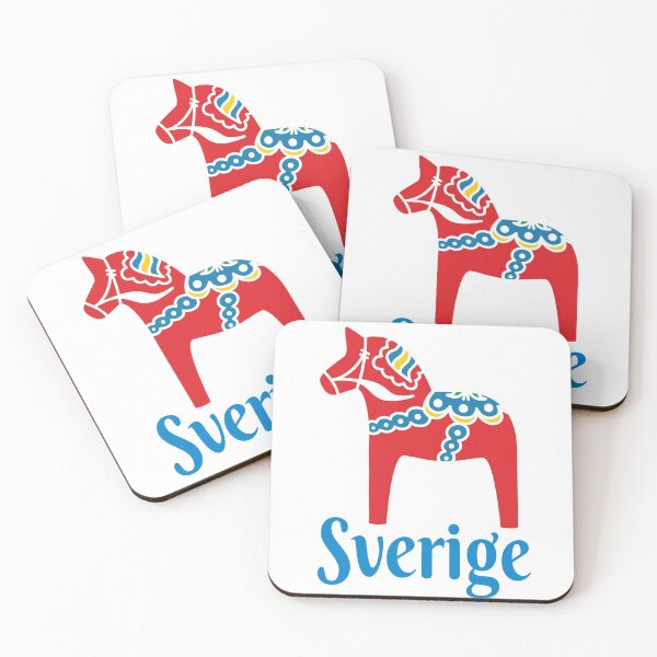 Item preview,  Sverige Dala  Dalarna Sweden Horse Dalecarlian Swedish designed and sold by funnytshirtemp.
