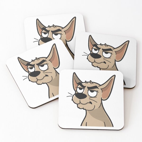 Item preview, suspicious dog designed and sold by Uglyandcute.