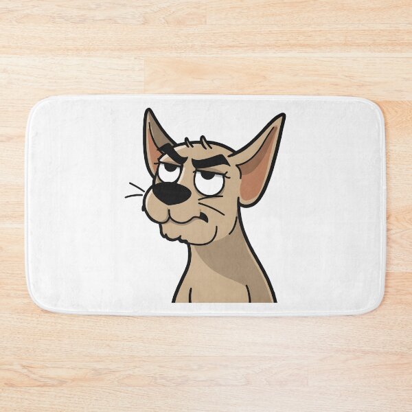 Item preview, suspicious dog designed and sold by Uglyandcute.