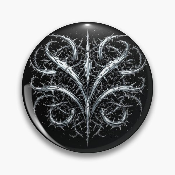 Artikelvorschau, Dornen-Tribal-Tattoo-Design – Gotisches Blackwork-Symbol (SCHWARZ) entworfen und verkauft von MorbidDreams.