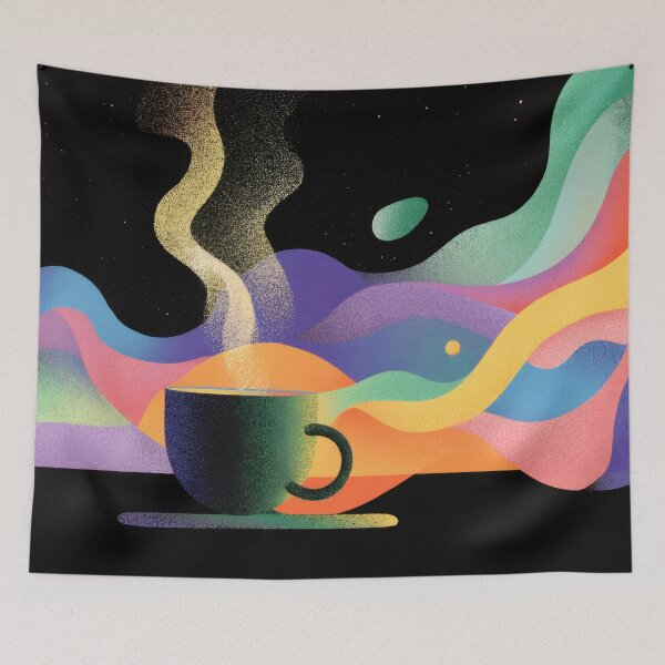 Item preview, Colorful coffee cup designed and sold by anytka.