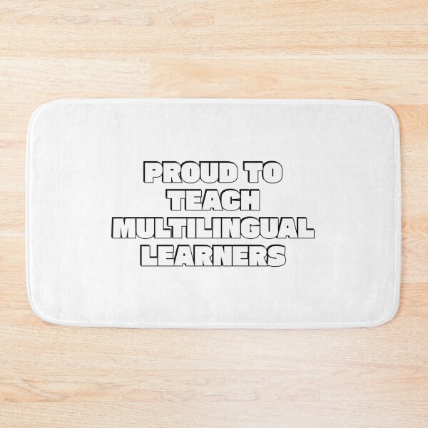 Item preview, Proud To Teach Multilingual Learners - Language teachers, Spanish teacher designed and sold by Inspirationmotivation.