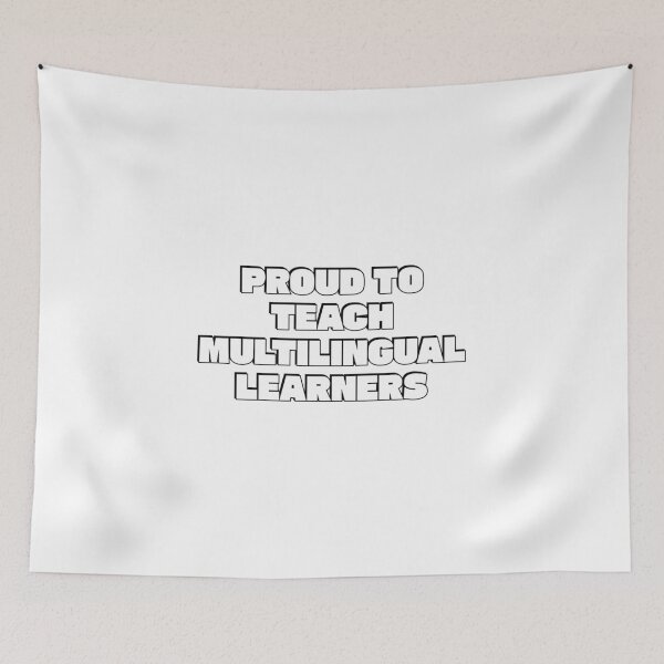 Item preview, Proud To Teach Multilingual Learners - Language teachers, Spanish teacher designed and sold by Inspirationmotivation.