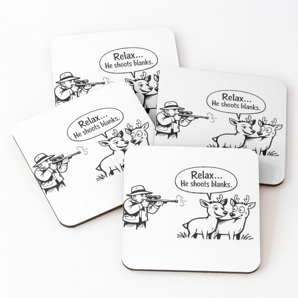 Item preview, Relax… He Shoots Blanks designed and sold by Jokememe.