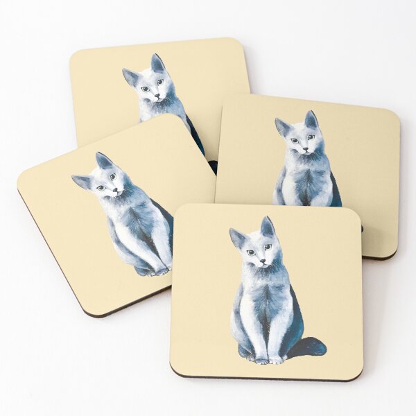 Item preview, BLUE CAT | POP ART | Unique ART Design | Cute Cat designed and sold by BlueberrySwan.