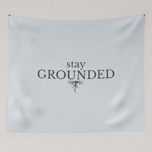Item preview, Stay Grounded Minimalist Root Design Calm Strength Shirt designed and sold by Minimalist Typography.