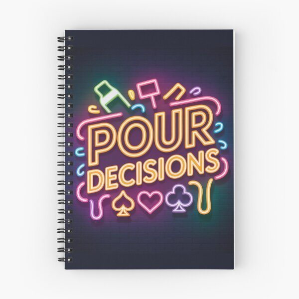 Item preview, Pour Decisions Neon Glow Logo — Official Art designed and sold by A Sinister Sly.
