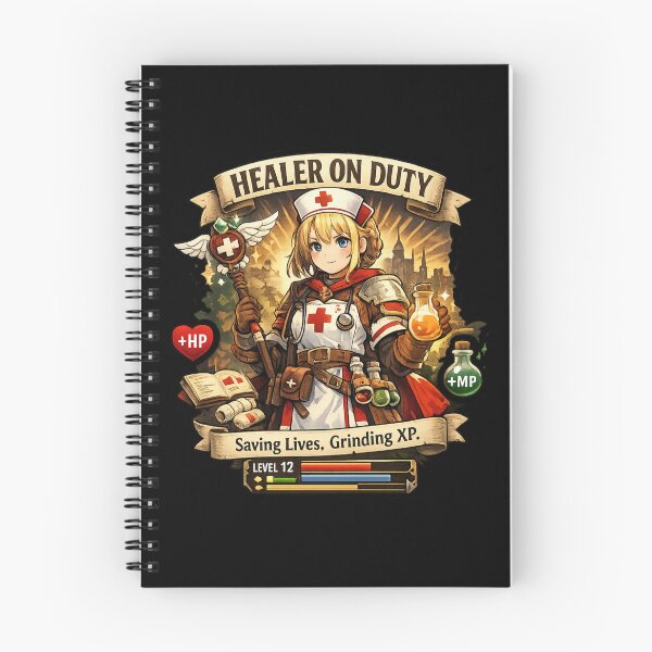 Item preview, Healer On Duty – Anime Nurse RPG Sticker designed and sold by CosmicSplendor.