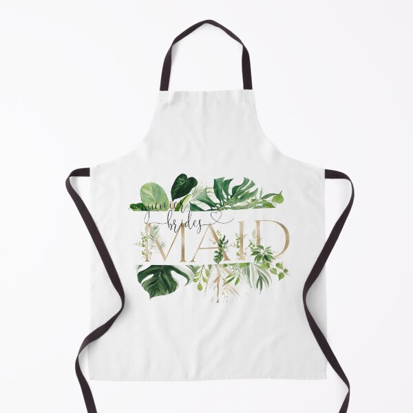Item preview, Junior Bridesmaid Tropical Botanical Typography with Gold Letters | Elegant Wedding Party Gift Design designed and sold by Marty Party .