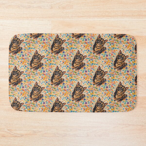 Item preview, Tortoiseshell cat in vibrant paper designed and sold by MAURICIO SANTAMARIA.