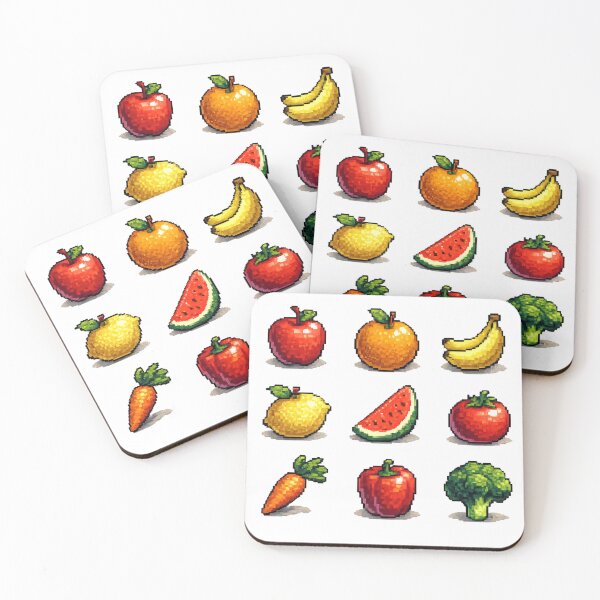 Item preview, Retro Pixel Health Foods designed and sold by redsharkuk.