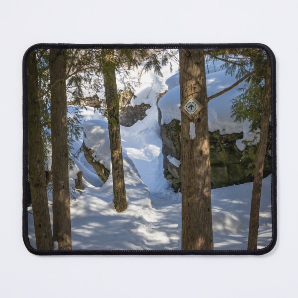 Item preview, Snowy Trail through Silver Creek Conservation in Ontario designed and sold by jrtwynam.