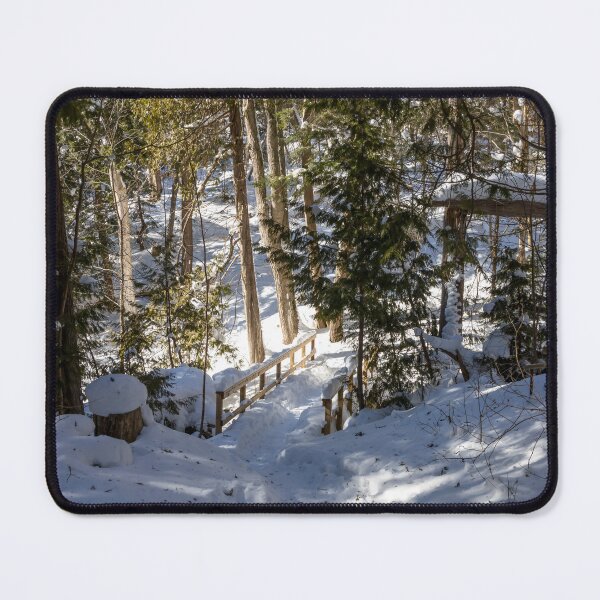 Item preview, Snowy Trail through Silver Creek Conservation in Ontario 2 designed and sold by jrtwynam.