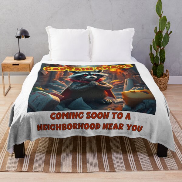 Item preview, Captain Chaos - racoon designed and sold by Miscelenious.