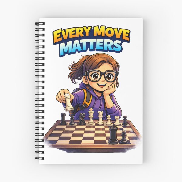 Item preview, Every Move Matters – Chess Motivation Design designed and sold by ElsterCreative.
