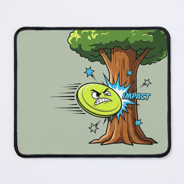 Item preview, Disc Golf Tree Impact Cartoon Funny Frolf designed and sold by SholoStudio.