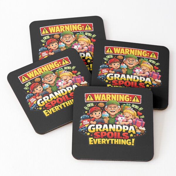 Item preview, Warning Grandpa Spoils Everything Shirt – Funny Grandpa Gift, Spoiling Grandkids Tee, Cool Grandpa Humor designed and sold by TKOprintdesigns.