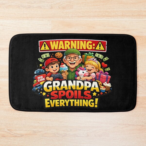 Item preview, Warning Grandpa Spoils Everything Shirt – Funny Grandpa Gift, Spoiling Grandkids Tee, Cool Grandpa Humor designed and sold by TKOprintdesigns.