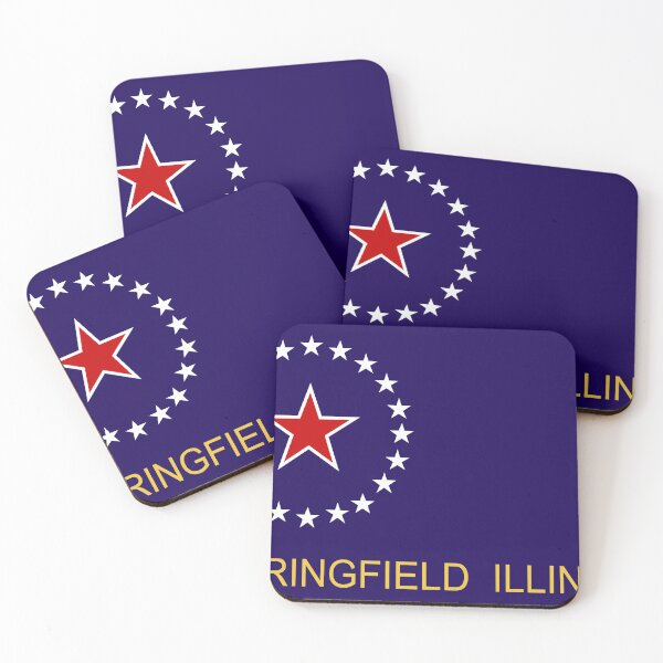 Item preview, Springfield Flag - Illinois State Capital & Land of Lincoln Pride designed and sold by NTGUILTY.