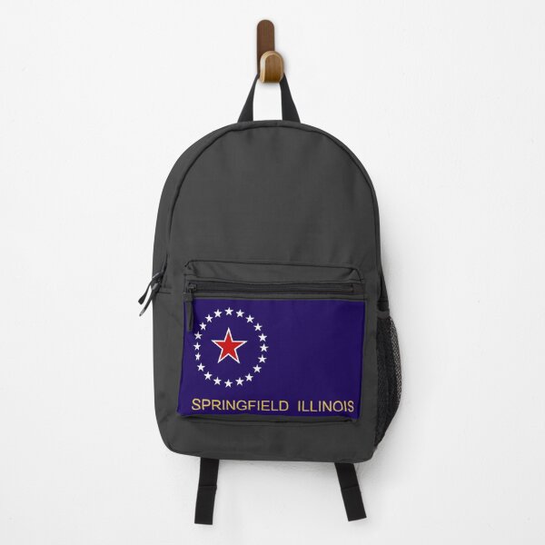 Item preview, Springfield Flag - Illinois State Capital & Land of Lincoln Pride designed and sold by NTGUILTY.