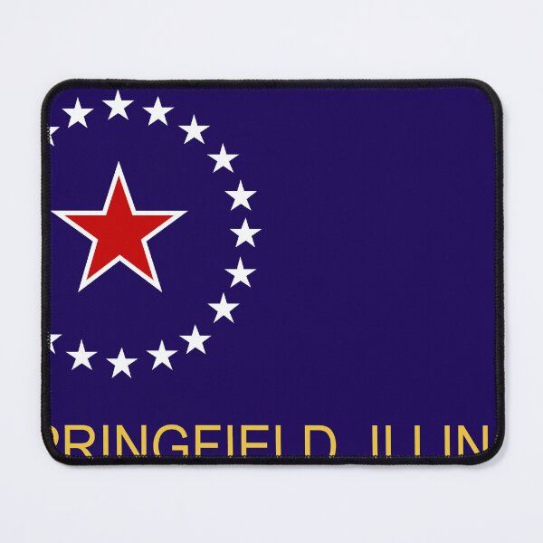 Item preview, Springfield Flag - Illinois State Capital & Land of Lincoln Pride designed and sold by NTGUILTY.