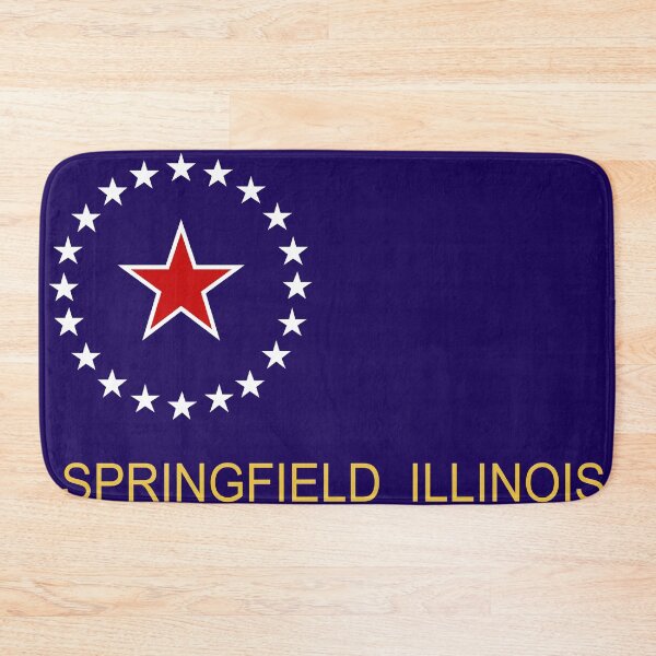 Item preview, Springfield Flag - Illinois State Capital & Land of Lincoln Pride designed and sold by NTGUILTY.