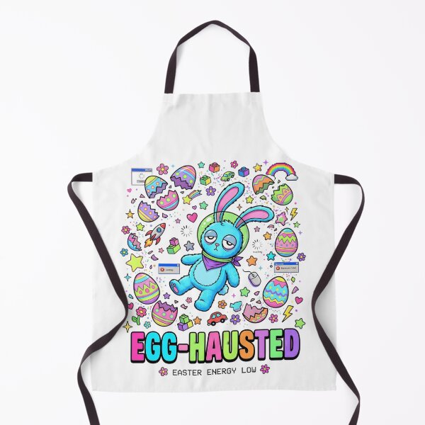 Item preview, Egg-Hausted Easter Energy Low Funny Tired Bunny Easter.exe Failed Cute Y2K Glitch Easter Egg Hunt Humor Gift Classic T-Shirt designed and sold by AnnDesignStudio.