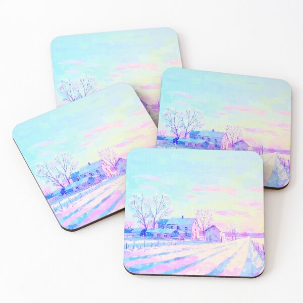 Item preview, Pastel Winter Countryside Dream designed and sold by Dusk Atelier.