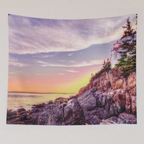 Item preview, Bass Harbor Lighthouse Blue Hour designed and sold by Kay Brewer.