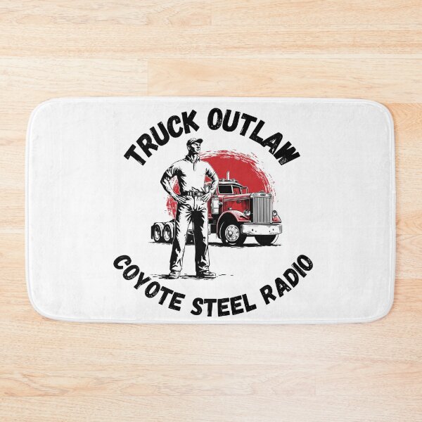 Item preview, Truck Outlaw Coyote Steel Radio Vintage Trucker Graphic designed and sold by CoyoteSteelRd.