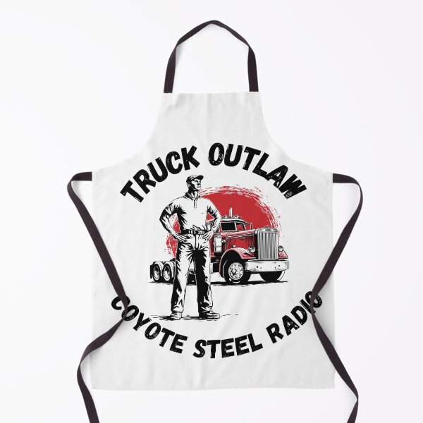 Item preview, Truck Outlaw Coyote Steel Radio Vintage Trucker Graphic designed and sold by CoyoteSteelRd.