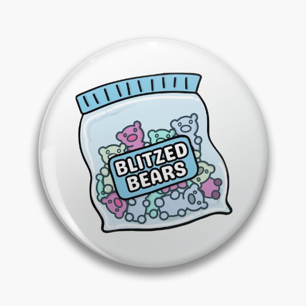 Item preview, Blitzed Bears THC Gummy Edibles Stoner 420 Art designed and sold by MycoMindsMedia.