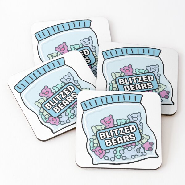 Item preview, Blitzed Bears THC Gummy Edibles Stoner 420 Art designed and sold by MycoMindsMedia.