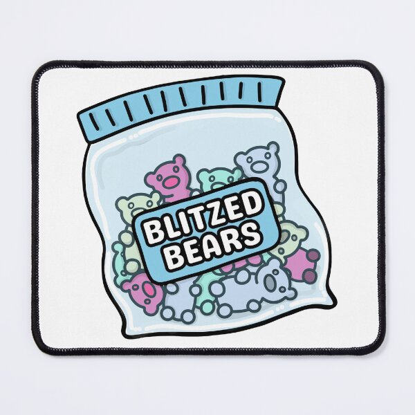 Item preview, Blitzed Bears THC Gummy Edibles Stoner 420 Art designed and sold by MycoMindsMedia.