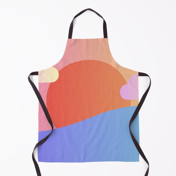 Item preview, Minimalist Sunset Clouds Vaporwave Landscape designed and sold by Gradient Concept.