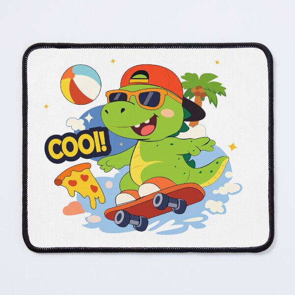 Item preview, Cool Skateboarding Dinosaur designed and sold by DesignbyAnnaM.