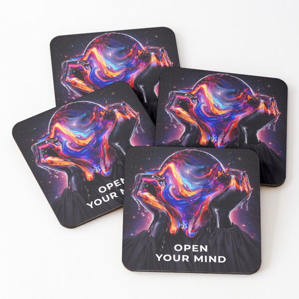 Item preview, Open Your Mind Psychedelic Cosmic Art designed and sold by AbstractAuraArt.