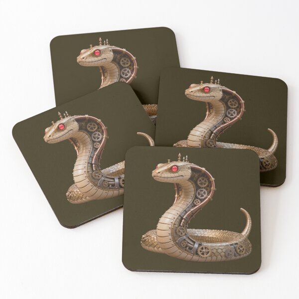 Item preview, Brass Fang: The Steampunk Cobra designed and sold by SynthRaccoon.
