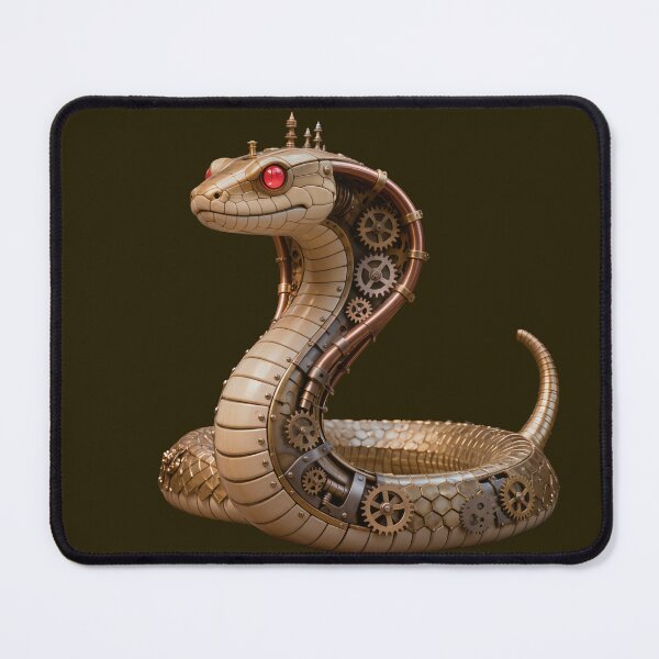 Item preview, Brass Fang: The Steampunk Cobra designed and sold by SynthRaccoon.